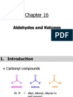 Chapter 16 Aldehydes and Ketones