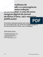 Ciberjornalismo proximidade Jornal Beira