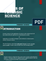 Basics of Forensic Science