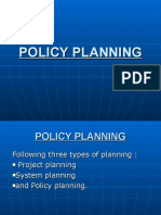 Policy Planning