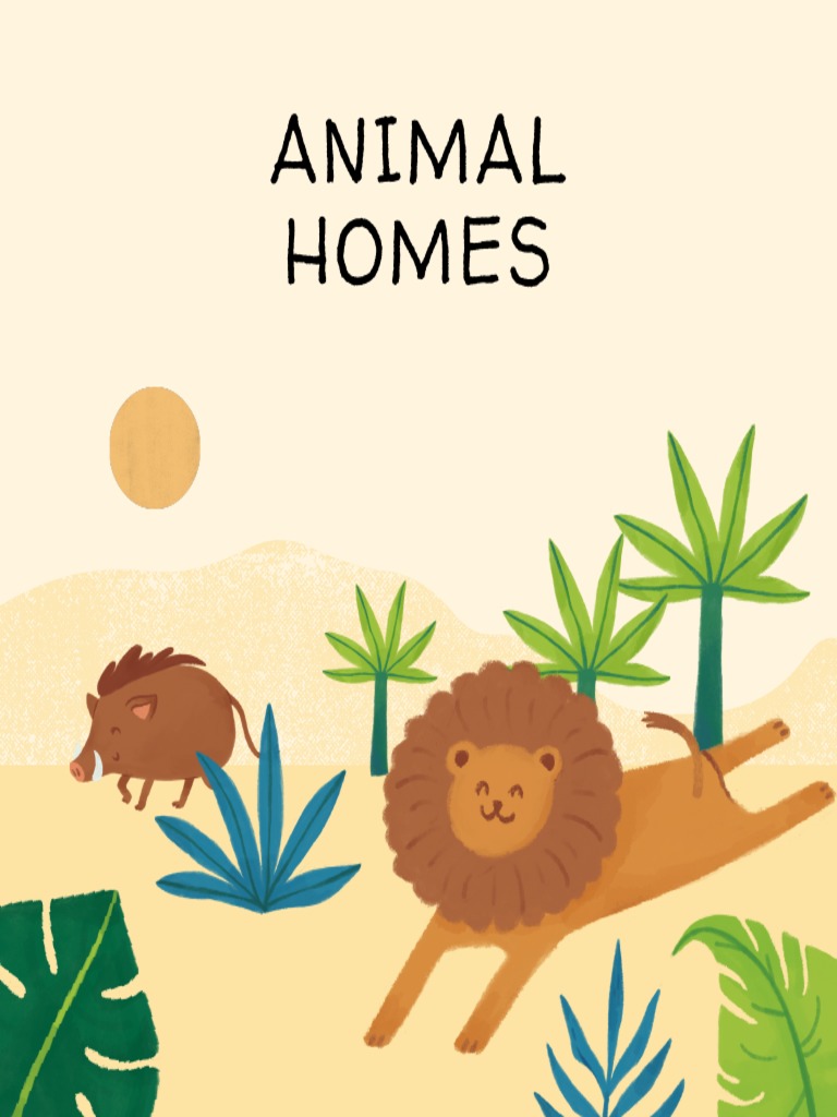 Animal Homes PDF Bees Honey