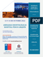 Poster y Programa Jornadas Odontologicas