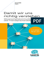 Damit Wir Uns Richtig Verstehen Flyer