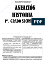 Toaz.info Planeacion 1er Grado Historia Secundaria Pr d605998942e096f00a3e1d17cb108b40