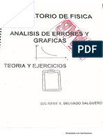 Teoria y Errores, Analisis de Errores y Graficas Ing Delgado