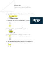 CLO1 Review Exercises and Answers