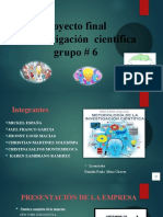 Proyecto final de investigación científica sobre mejora de atención al cliente en empresa varios NYD