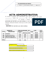 Acta Admon. de Desecho Pierna