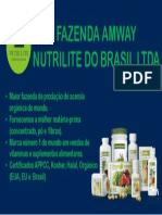 APRESENTAÇÃO COMERCIAL - Fazenda Amway Nutrilite Do Brasil Ltda