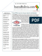 Hidrocarburos Bolivia Informe Semanal Del 15 Al 21 Agosto 2011