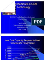 Advancements in Coal Technology