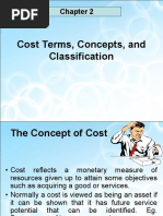 Cost Terms, Concepts, and Classification