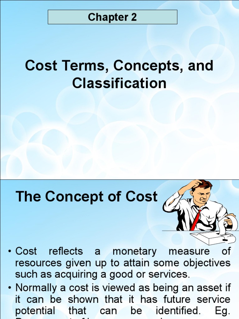 Cost Concepts and Classifications Explained | PDF | Cost | Cost Of ...
