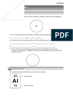 1 - Atomic Structure Worksheet (HMW Without Answers)