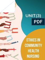 Ethics in Community Health Nursing