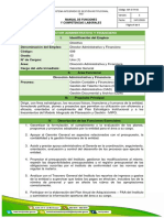 MF 009 Director Administrativo y Financiero