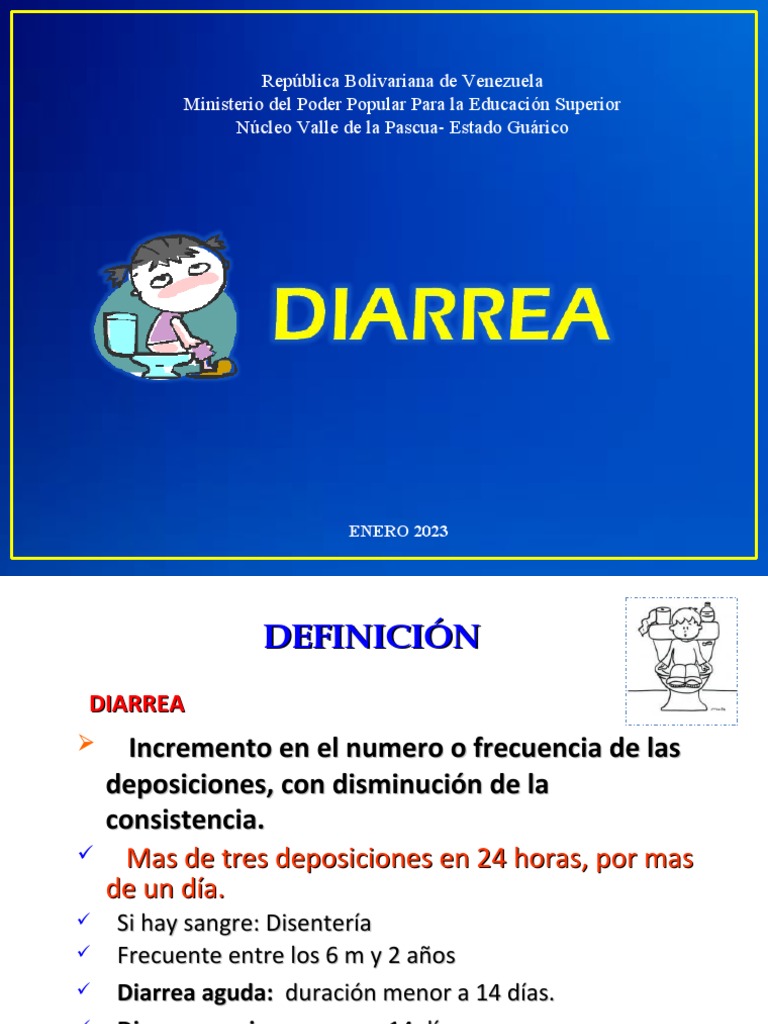 Diarrea PDF Diarrea Medicina CLINICA