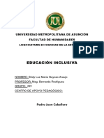 Educación inclusiva en Paraguay