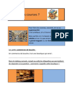 Ou Faire Ses Courses Activites Ludiques Comprehension Ecrite Texte Ques - 94727