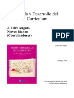 Teoría y Desarrollo Del Curriculum