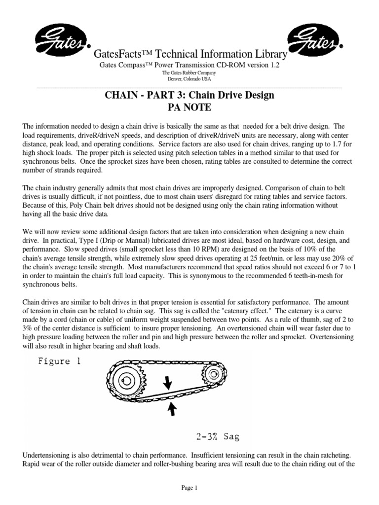 Chaindrive Design | PDF | Belt (Mechanical) | Transmission (Mechanics)