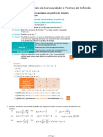 Exercícios - Derivadas - Sentido Da Concavidade e Pontos de Inflexão