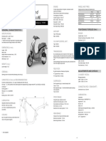 Peugeot Ludix Trend 50cc-2T-Datasheet