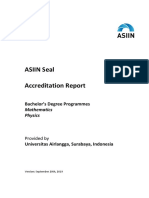 Accreditation Report 3 ASIIN Universitas Airlangga Cluster Math-Physics 2019-09-20