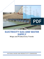 Philippines Wage and Productivity Trends (Electricity Gas Water)