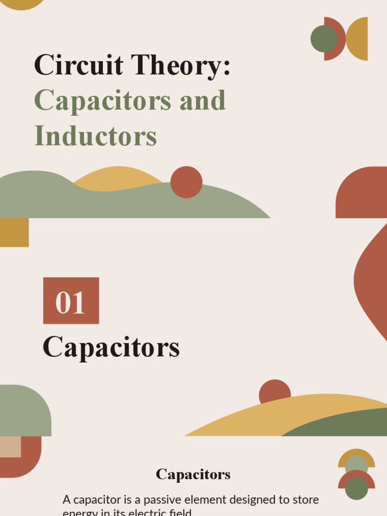 Capacitors and Inductors PDF Inductor Capacitor