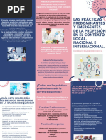 Las Prácticas Predominantes y Emergentes de La Profesión en El Contexto Local, Nacional e Internacional. IINGENIERIA BIOQUIMICAFolleto