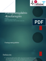 Faringoamigdalitis y Rinofaringitis
