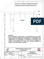 Barra Doble Mas Seccionador de By-Pass