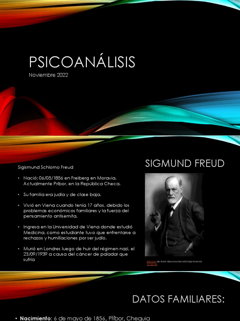 Psicoanálisis y Sigmund Freud - NOV22 | PDF | Sigmund Freud | Psicoanálisis