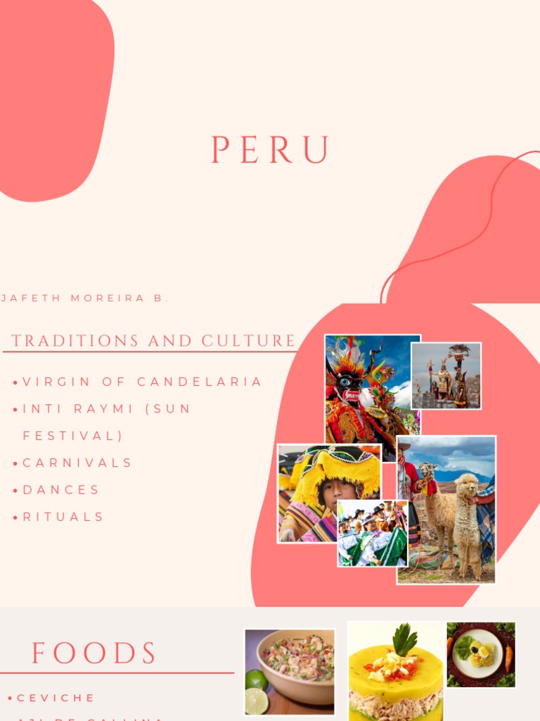 Peru: Traditions, Culture, and Festivals | PDF