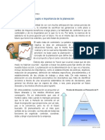 Concepto e Importancia de La Planeacion