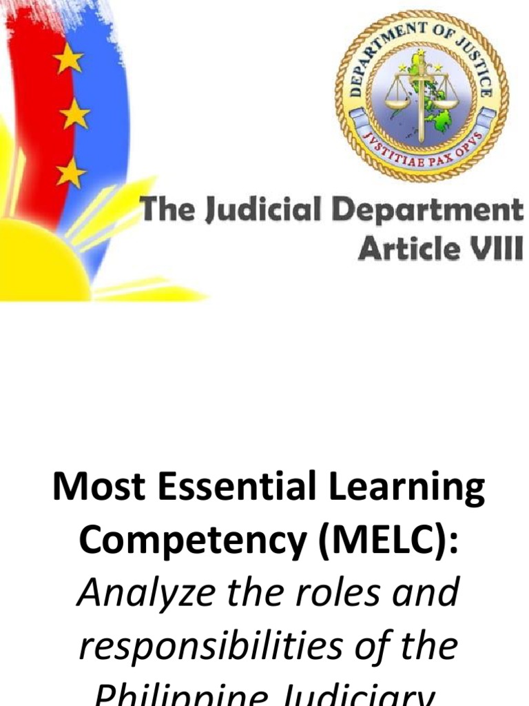 The Judicial Department PDF