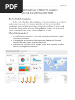 Data Visualization Tools Module