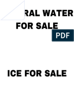 Mineral Water For Sale