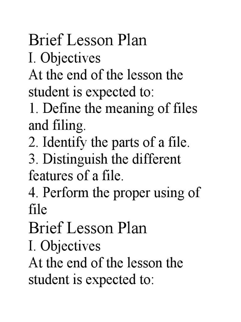 Brief Lesson Plan G10 PDF