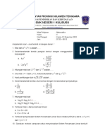 Soal Matematika Kelas X