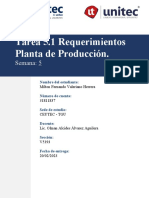 Tarea 5.1 Requerimientos Planta de Produccion