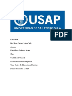 Examen contabilidad general centro educación diabetes Nicky Grooming