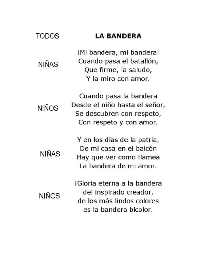 La Bandera Pdf