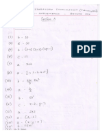 KISA Mathematics Answer Key