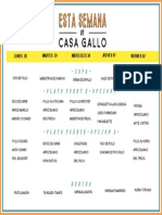 Casa Gallo Lunes 28