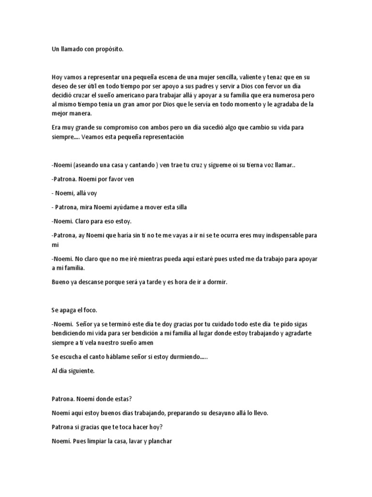 Un Llamado Con Propósito | PDF