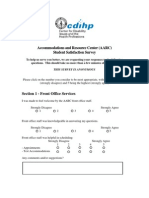 Aarc Survey Form