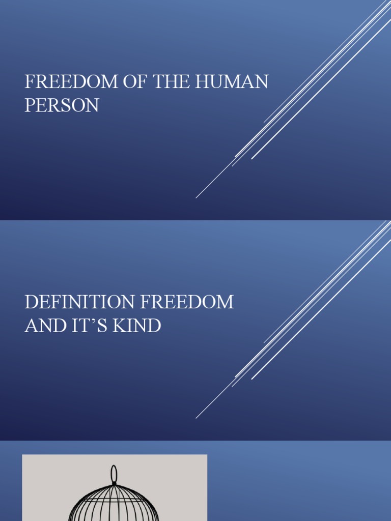Understanding Human Freedom and Responsibility | PDF | Free Will ...
