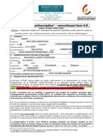 Formulaire Preinscription Étranger Hors UE - 2023 - 2024